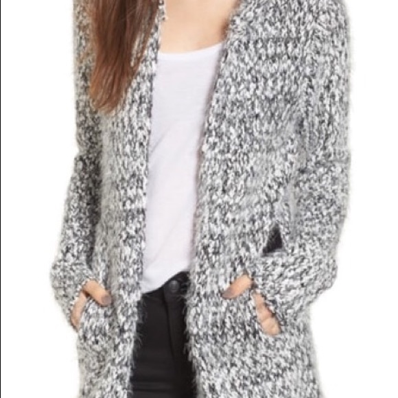 woven heart cardigan